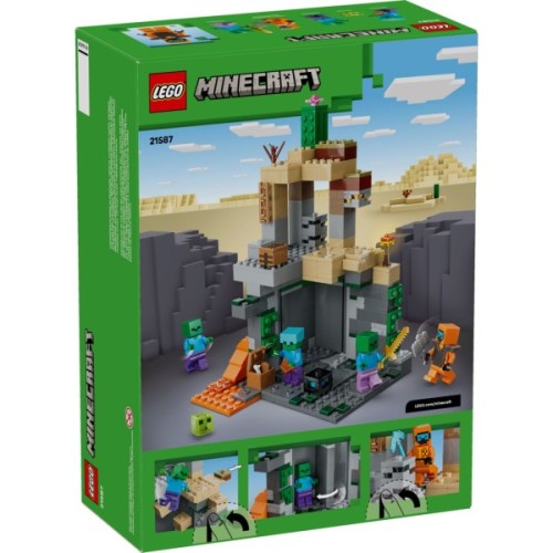 Конструктор LEGO Minecraft Підземелля зомбі (21587)