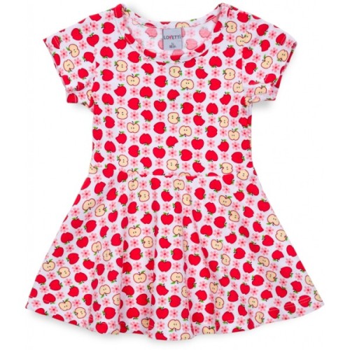 Плаття дитяче Lovetti в яблучка (5910-99-86G-coral)