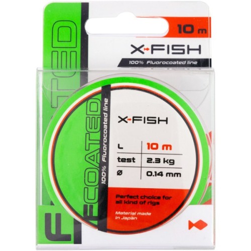 Флюорокарбон X-Fish FCoated 10m 0.14mm 2.3kg (1917.01.21)