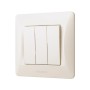 Вимикач Videx BINERA 3кл кремовий (VF-BNSW3-CR)