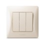 Вимикач Videx BINERA 3кл кремовий (VF-BNSW3-CR)