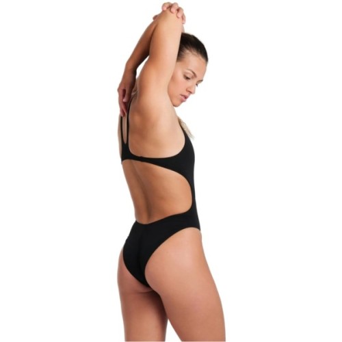 Купальник Arena Team Swimsuit Swim Tech Solid 004763-550 чорний 42 (3468336641019)