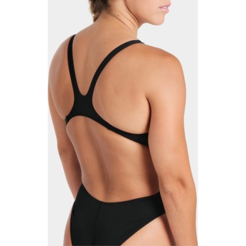 Купальник Arena Team Swimsuit Swim Tech Solid 004763-550 чорний 42 (3468336641019)