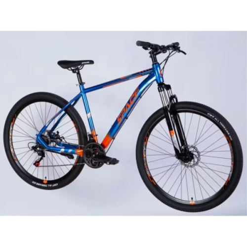 Велосипед Space 27.5" MERCURY DD FR рама-17" AL 2026 синьо-помаранчевий (OPS-SP-27.5-073)