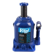 Домкрат Vitol DB-20002H/JX0111, телескопічний, гідравлічний, 20т, min 185мм, max 350мм (DB-20002H / JX0111)