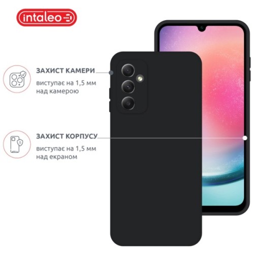 Чохол до мобільного телефона Intaleo SoftShell Samsung Galaxy A24 Black (1283126576072)