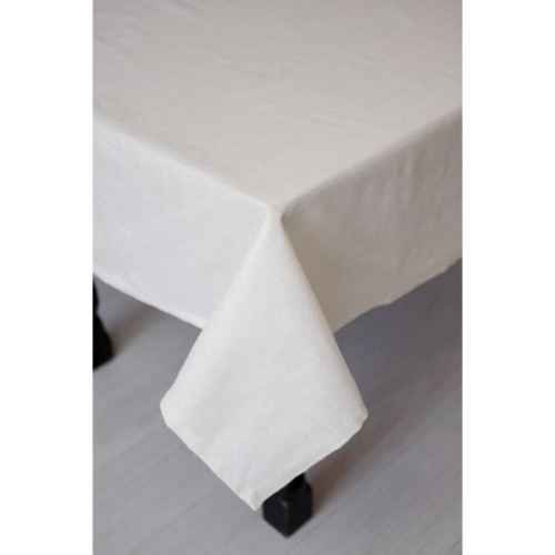 Скатертина Прованс святкова Перлина White 132х120 см (037592)