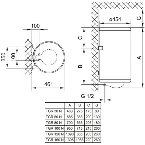 Бойлер TIKI Prime M 50V9 (700171)