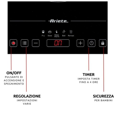 Настільна плита Ariete 1997 (00C199700AR0)