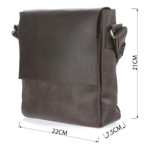 Сумка Shvigel Месенджер Коричнева (00884)