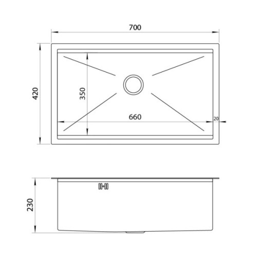 Мийка кухонна Nett NB-7042