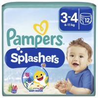 Підгузки Pampers для плавання Splashers Розмір 3-4 (6-11 кг) 12 шт (8001090698346)