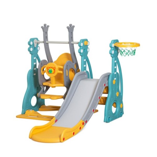 Ігровий майданчик Mealux Ariel (KD-B252 Yellow/Blue/Grey)