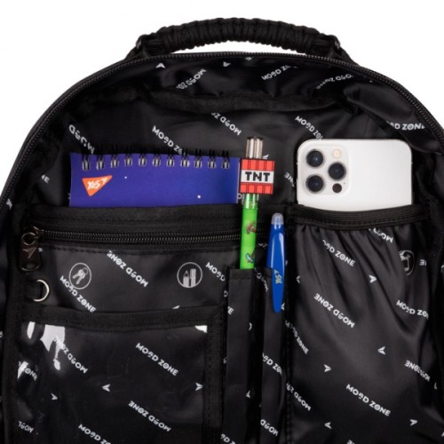 Рюкзак шкільний Yes Mood Zone Emotions Black T-51 (559628)