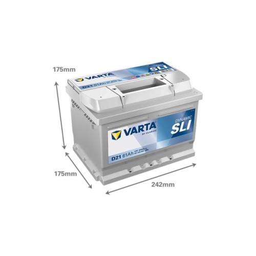 Акумулятор автомобільний Varta Silver Dynamic 61Аh (561400060)