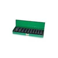 Набір торцевих головок Toptul торцевих ударних довгих 1/2" 10-24мм 10шт. (GDAD1002)