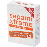 Презервативи Sagami Xtreme Superthin Ультратонкі 3 шт. (4974234811878)