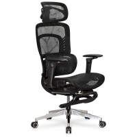 Офісне крісло Mealux M10 Air Massage (з масажним ефектом) Black (HF-M10 M/BB)
