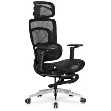 Офісне крісло Mealux M10 Air Massage (з масажним ефектом) Black (HF-M10 M/BB)
