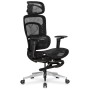 Офісне крісло Mealux M10 Air Massage (з масажним ефектом) Black (HF-M10 M/BB)