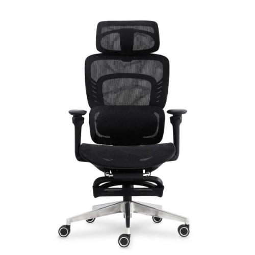Офісне крісло Mealux M10 Air Massage (з масажним ефектом) Black (HF-M10 M/BB)