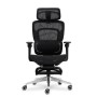 Офісне крісло Mealux M10 Air Massage (з масажним ефектом) Black (HF-M10 M/BB)