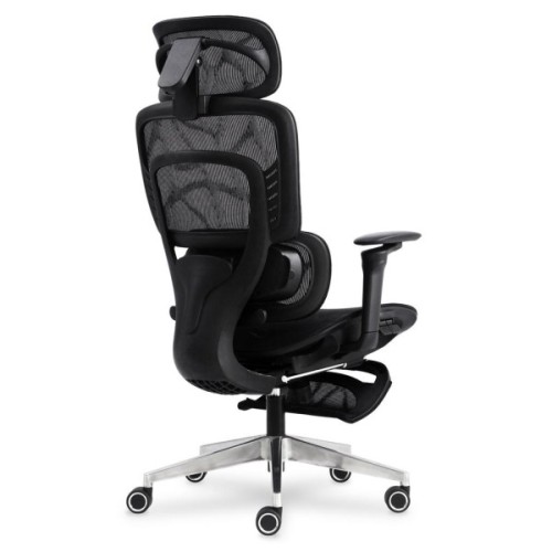 Офісне крісло Mealux M10 Air Massage (з масажним ефектом) Black (HF-M10 M/BB)