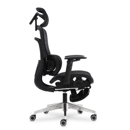 Офісне крісло Mealux M10 Air Massage (з масажним ефектом) Black (HF-M10 M/BB)