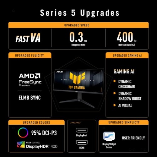 Монітор ASUS TUF Gaming VG34WQL5A (90LM0CI1-B01171)