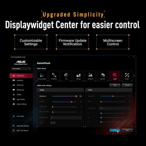 Монітор ASUS TUF Gaming VG34WQL5A (90LM0CI1-B01171)