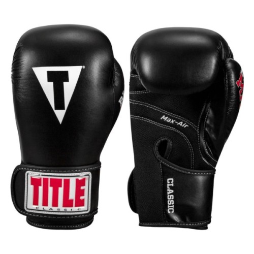 Боксерські рукавички Title Classic Black Max Black 8 oz (CBMBG2 8 BK)