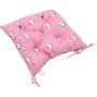 Подушка на стілець MirSon Бязь Принт 17-0528 Bunnies pink 50х50 см (2200006276852)
