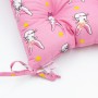 Подушка на стілець MirSon Бязь Принт 17-0528 Bunnies pink 50х50 см (2200006276852)