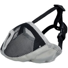 Намордник для собак Trixie для брахіцефалів тканинний S-М 40 см Сірий (4057589176271)