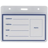 Бейдж Buromax horizontal 95х75мм PVC (BM.5402)