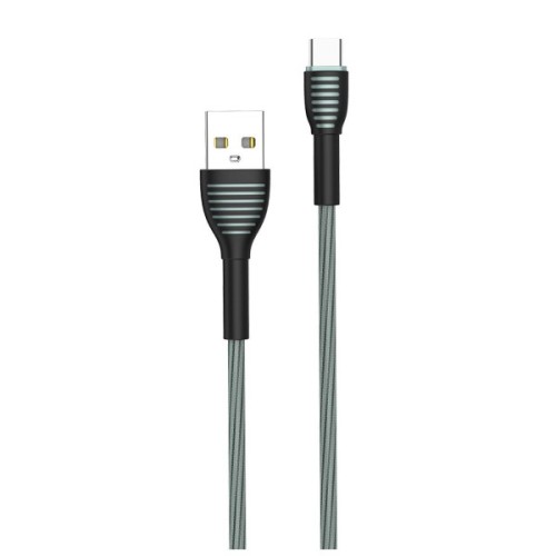 Дата кабель USB 2.0 AM to USB-C 1.0m ColorWay (CW-CBUC041-GR)