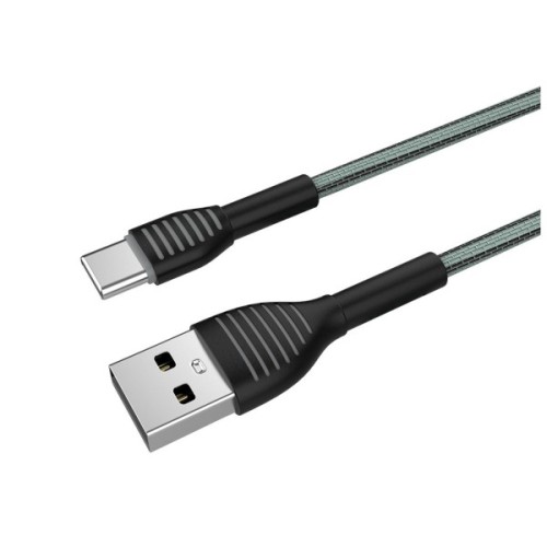 Дата кабель USB 2.0 AM to USB-C 1.0m ColorWay (CW-CBUC041-GR)