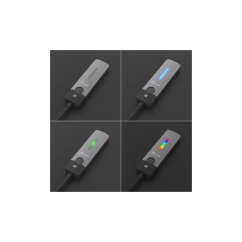 Перехідник USB-C M to HDMI F 8K 60Hz LED RGB J5create (JCA157-N)