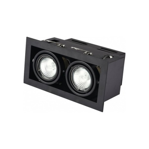 Світильник точковий Eurolamp LED GU10x2 black (LHK2-LED-GU10(black))