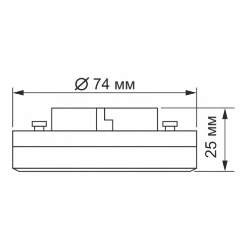 Лампочка Videx GX53 12W 4100K 220V (VL-GX53-12534)