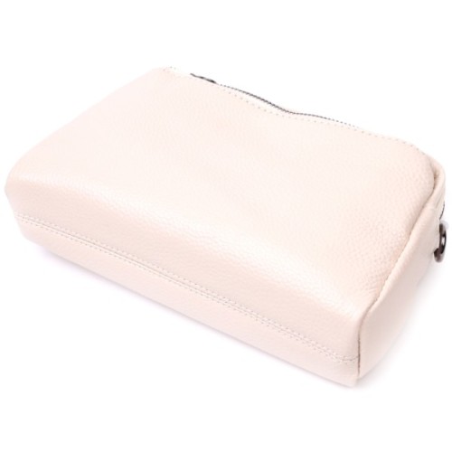 Сумка Vintage З м'якої натуральної шкіри Біла (22376)