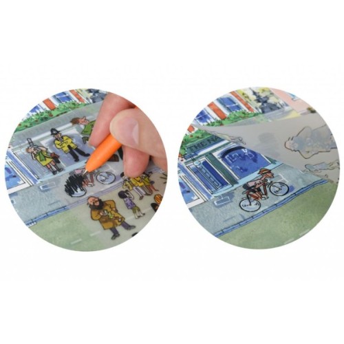 Набір для творчості Scribble down Набір перевідних наклейок з онлайн додатком Лондон (SD/19)