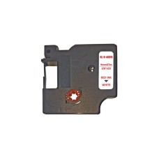 Стрічка для принтера етикеток UKRMARK RL-D-40913P-BK/WT, аналог DYMO S0720680, 9мм х 7м. (900291)