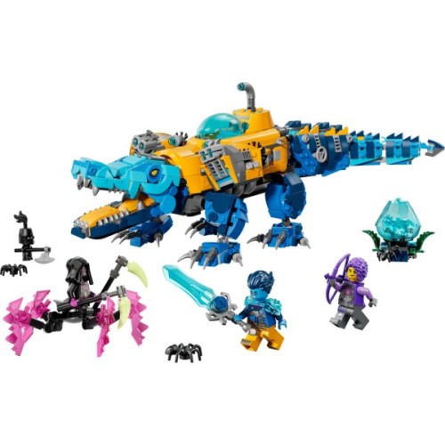 Конструктор LEGO DREAMZzz Підводний човен-крокодил (71512)