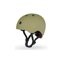 Шолом Scoot&Ride оливковий з ліхтариком 51-53см (SR-190605-OLIVE)