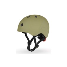 Шолом Scoot&Ride оливковий з ліхтариком 51-53см (SR-190605-OLIVE)