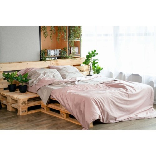 Підковдра Ardesto Mix&Match сатин 200х220 см пудра (ART2022DVP)