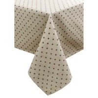Скатертина Прованс Горох коричневий Господиня 220х136 см (4823093451131)