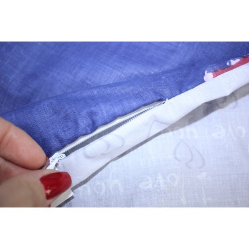 Постільна білизна MirSon Бязь Premium 17-0402 Kiss Євро (2200002870993)