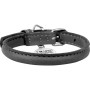 Нашийник для тварин WAUDOG Soft з QR паспортом круглий Д 13 мм Д 45-53 см чорний (02501)